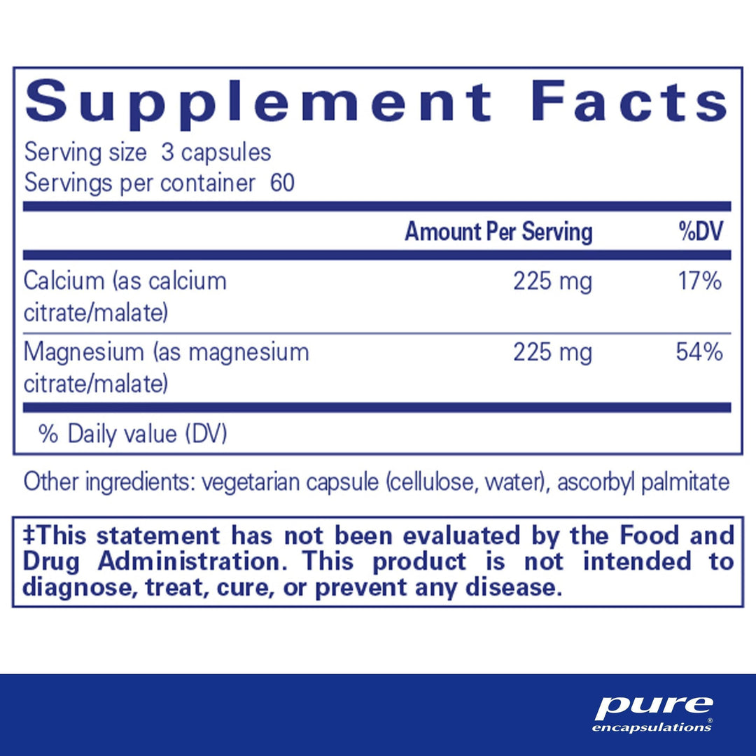 Calcium Magnesium (malate) 2:1 - Pharmedico