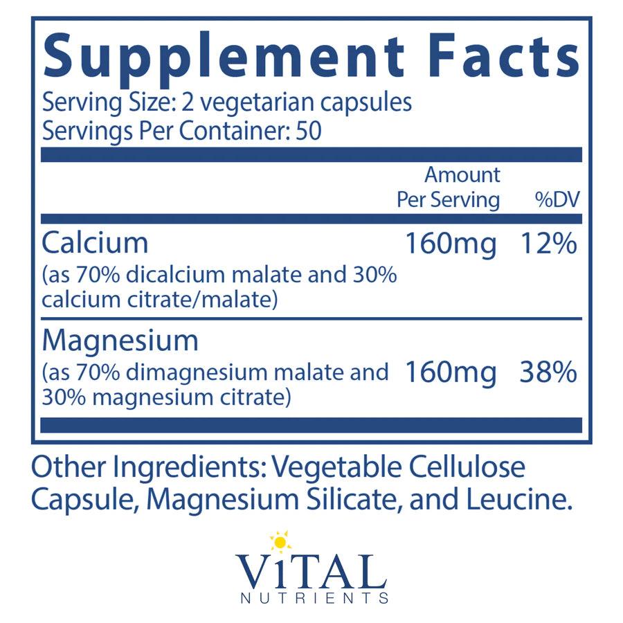 Calcium/Magnesium (Citrate/Malate Formula) - Pharmedico