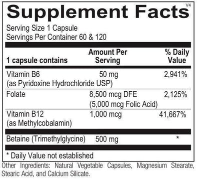 Cardio B supplement facts - Pharmedico