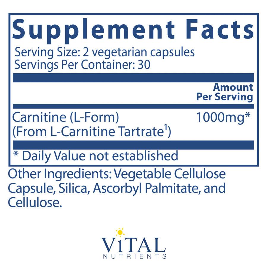 Carnitine 500mg - Pharmedico