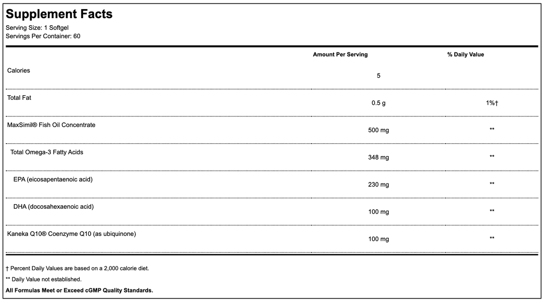 coqmax omega 100 mg info