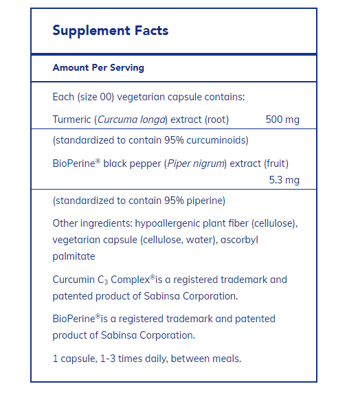 Curcumin 500 with Bioperine® - Pharmedico