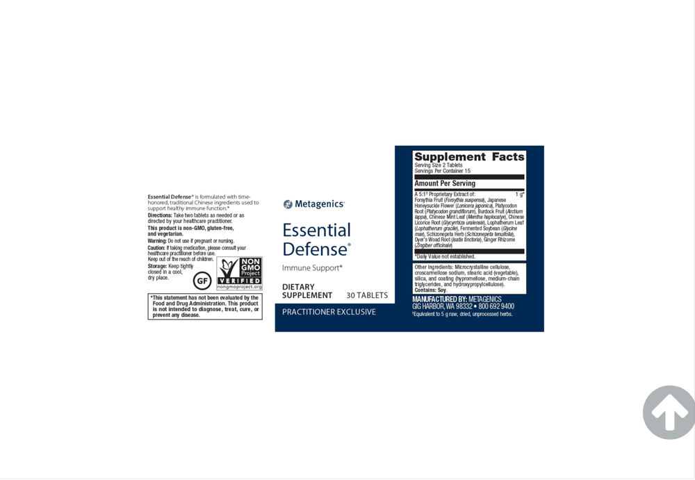 Essential Defense label