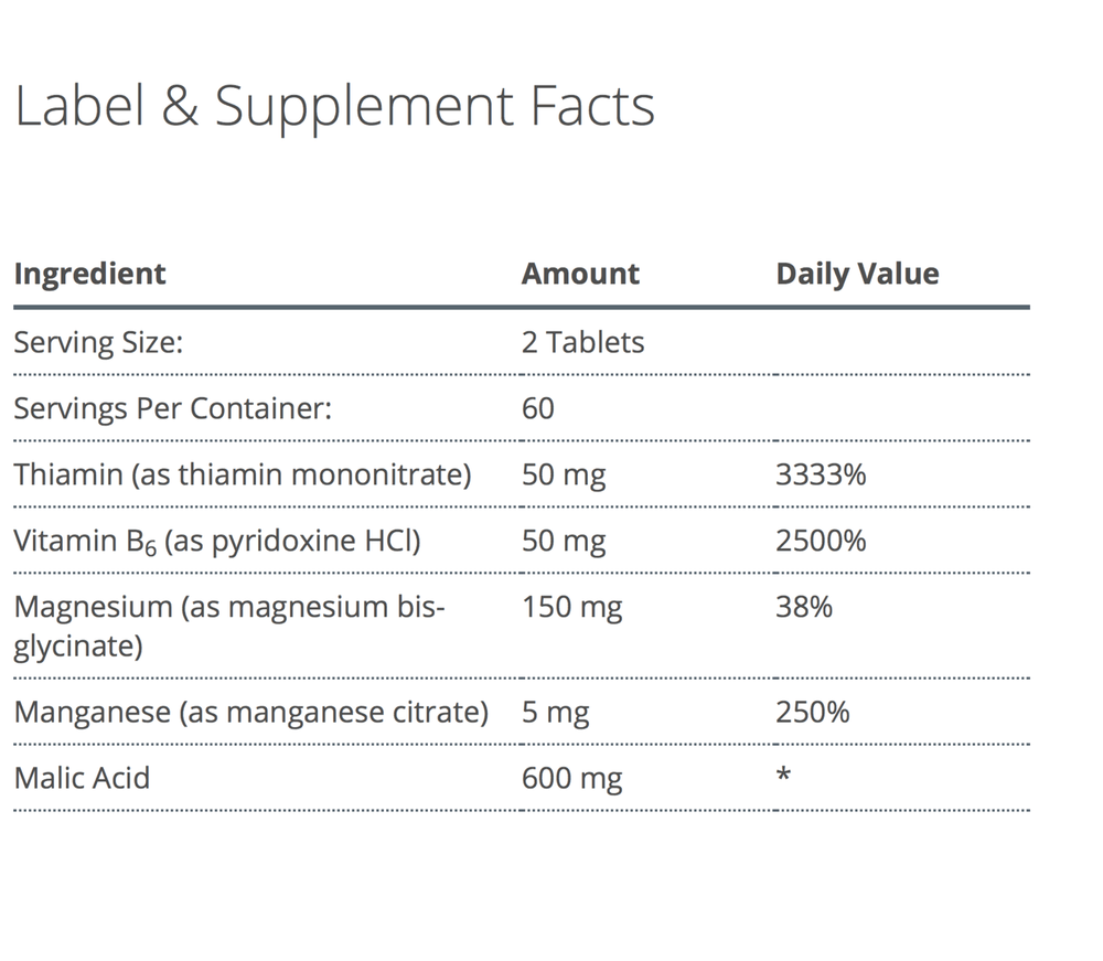 Fibroplex supplement facts