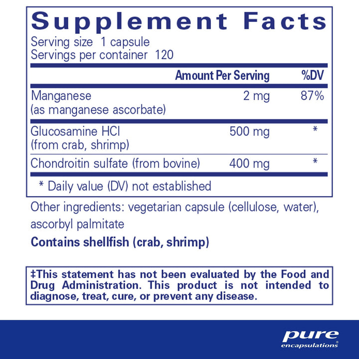 Glucosamine Chondroitin with Manganese - Pharmedico