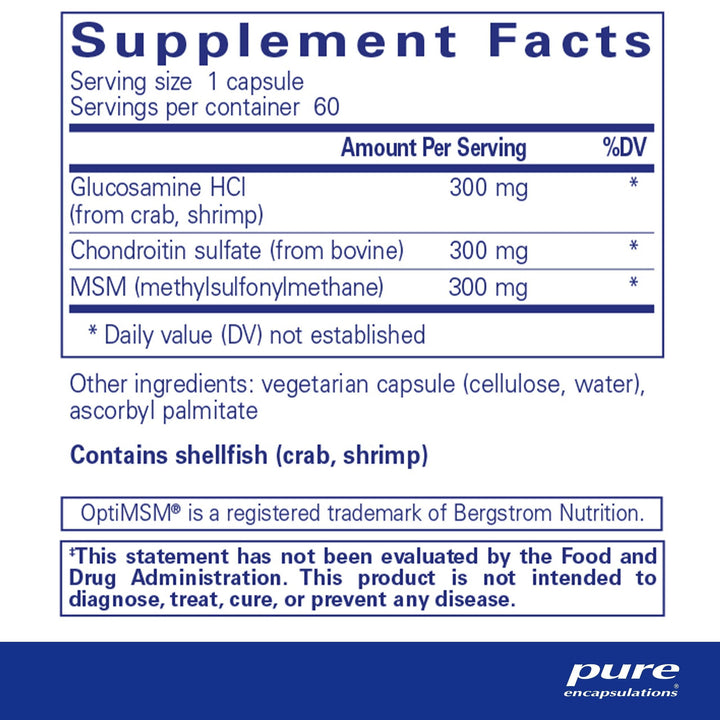 Glucosamine Chondroitin with MSM - Pharmedico