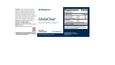 GlutaClear label