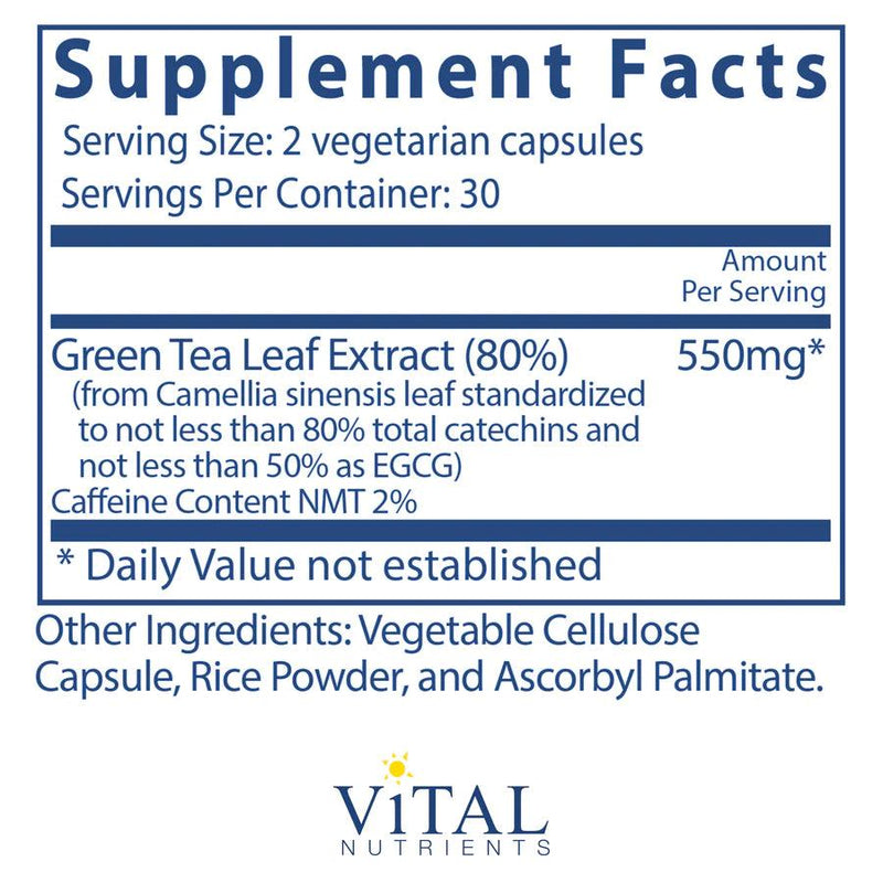 Green Tea Extract 80% 550mg - Pharmedico