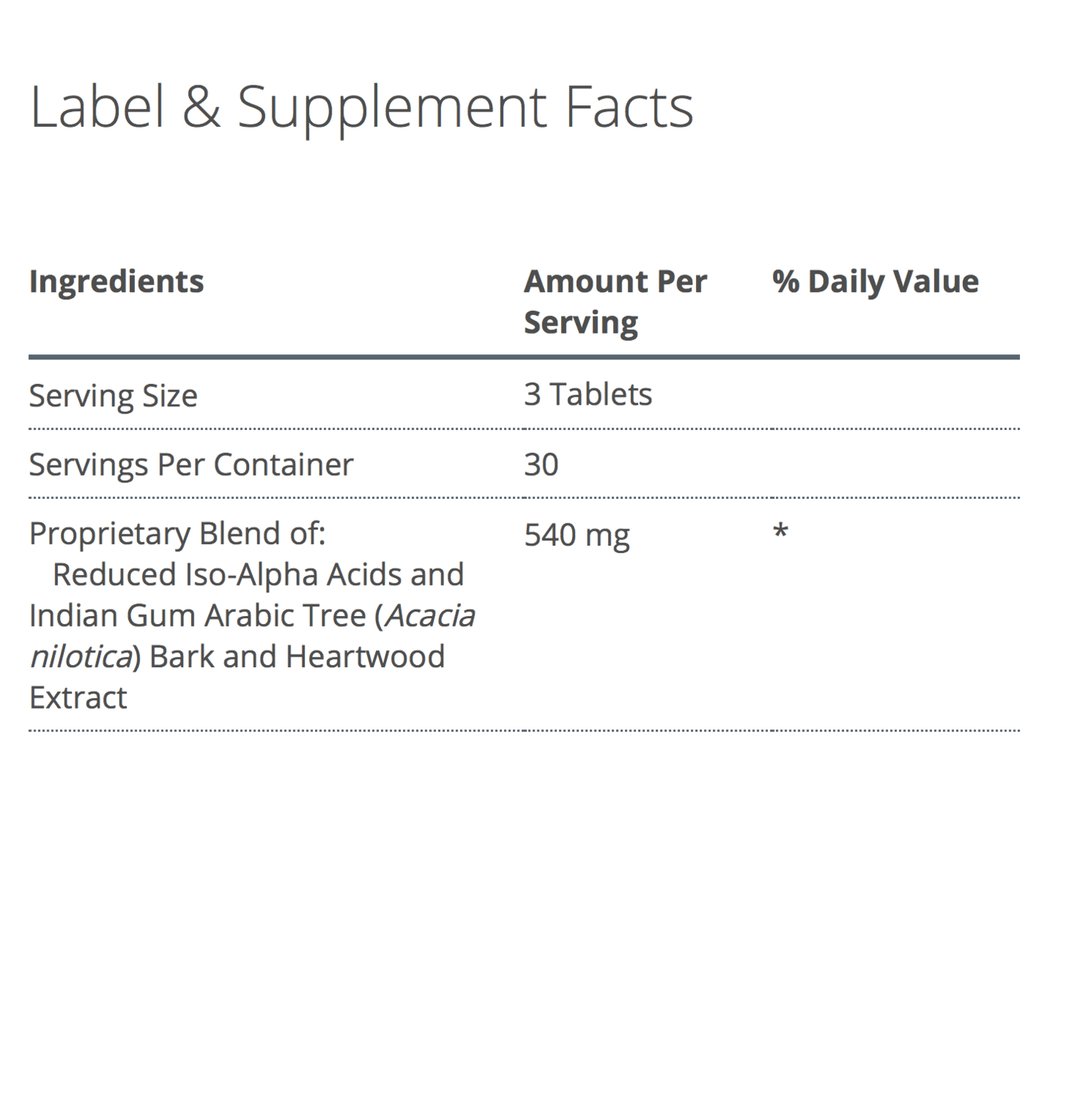 Insinase supplement facts