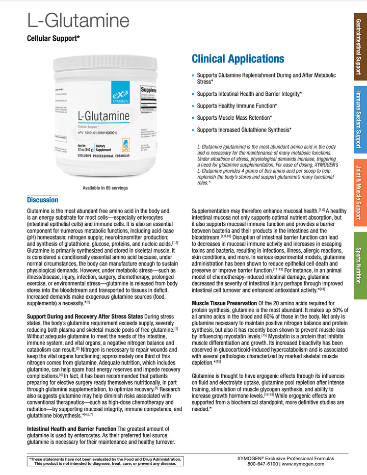 l-glutamine info 1