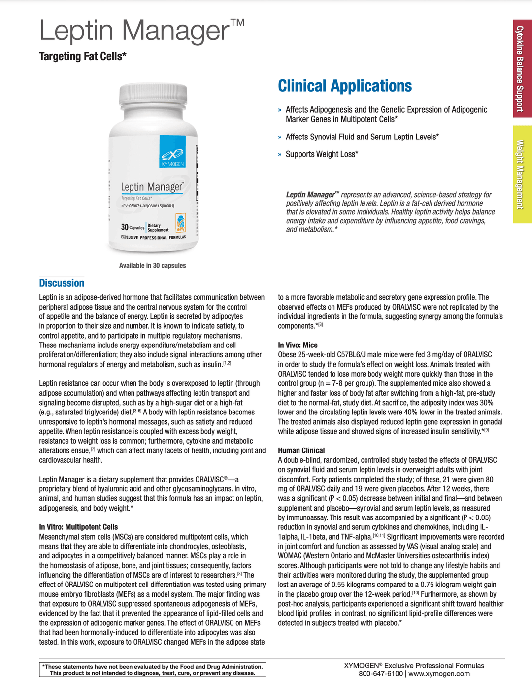 leptin manager info 1