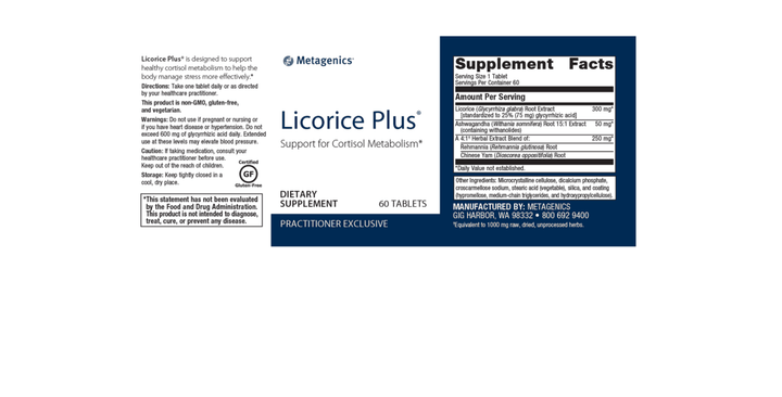 licorice plus label