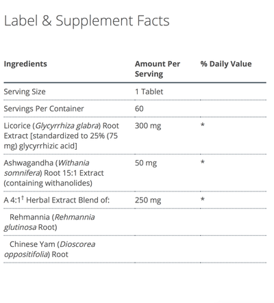 Licorice plus supplement facts