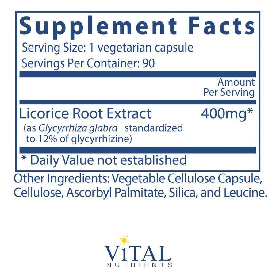 Licorice Root Extract 400mg - Pharmedico