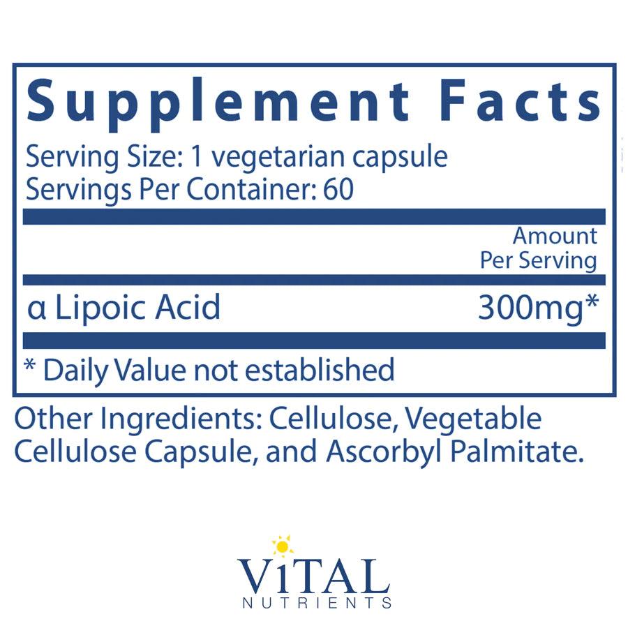 Lipoic Acid 300mg - Pharmedico