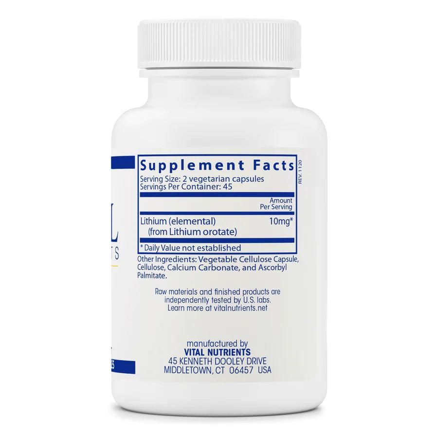 Lithium (orotate) 5mg - Pharmedico