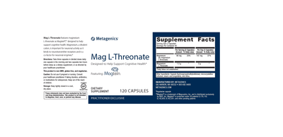 Magnesium L-Threonate label