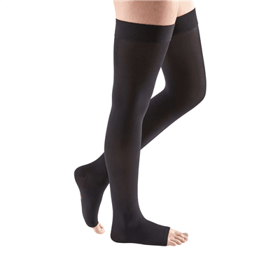 Mediven Comfort 15-20 mmHg Thigh Beaded Topband Open Toe - Pharmedico