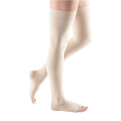 Mediven Comfort 15-20 mmHg Thigh Lace Topband Open Toe - Pharmedico