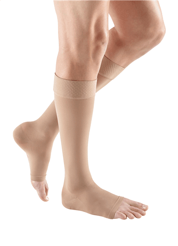 Mediven Plus 20-30 mmHg Calf Extra-Wide Beaded Topband Open Toe - Pharmedico