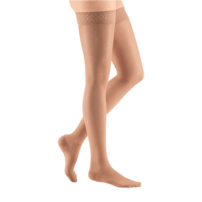 Mediven Sheer & Soft 15-20 mmHg Thigh Lace Topband Closed Toe - Pharmedico