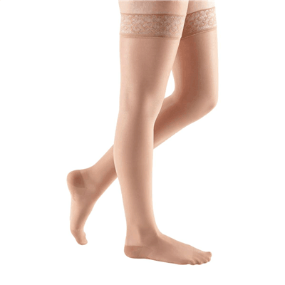 Mediven Sheer & Soft 15-20 mmHg Thigh Lace Topband Closed Toe - Pharmedico