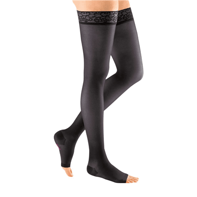 Mediven Sheer & Soft 20-30 mmHg Thigh Lace Topband Open Toe - Pharmedico