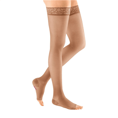 Mediven Sheer & Soft 20-30 mmHg Thigh Lace Topband Open Toe - Pharmedico