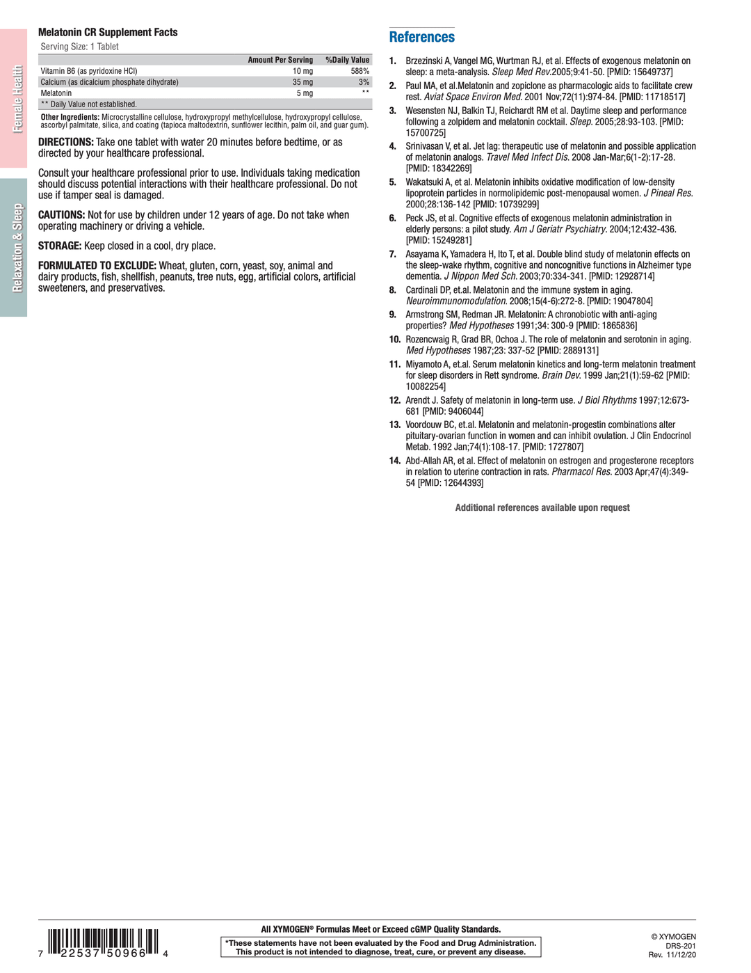 melatonin cr info 2