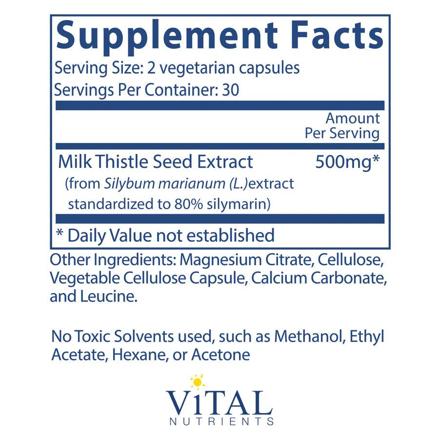 Milk Thistle Extract 250mg - Pharmedico