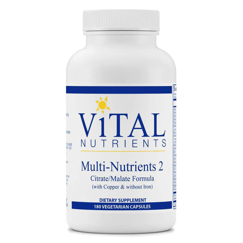 Multi-Nutrients 2 Citrate/Malate Formula (w/ Copper & without Iron) - Pharmedico
