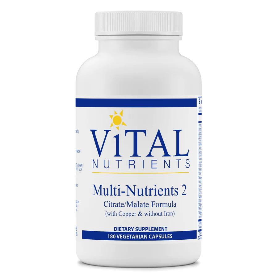 Multi-Nutrients 2 Citrate/Malate Formula (w/ Copper & without Iron) - Pharmedico