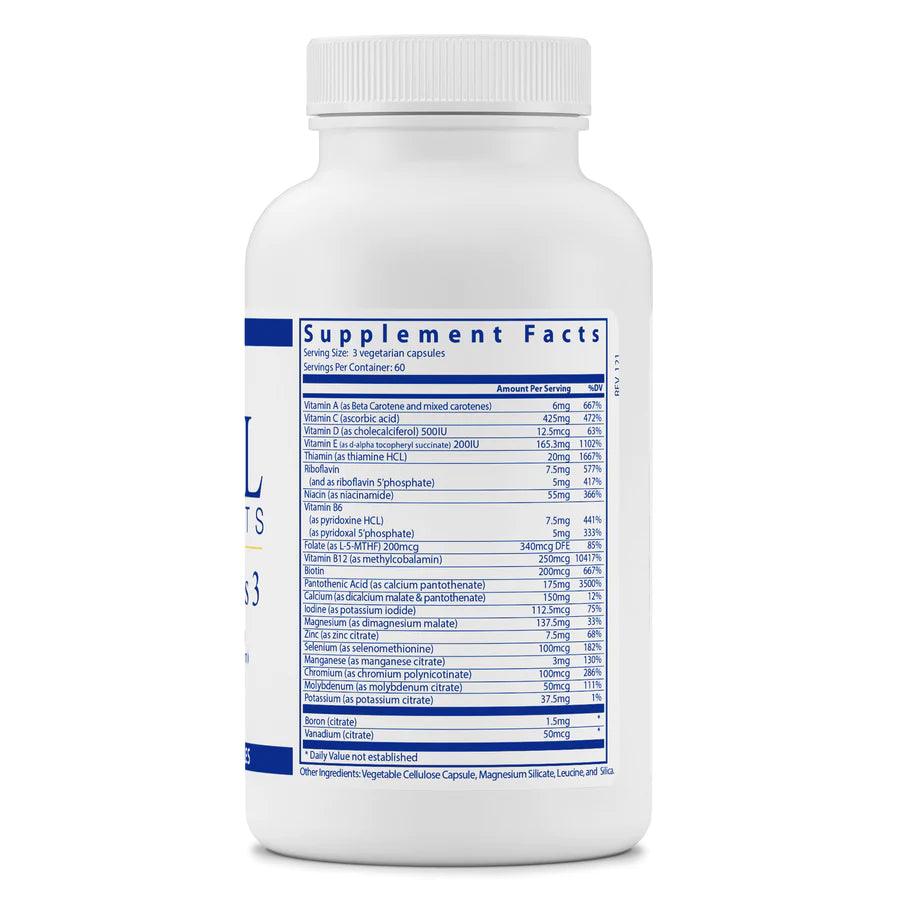 Multi-Nutrients 3 Citrate/Malate Formula (w/o Copper & w/o Iron) - Pharmedico