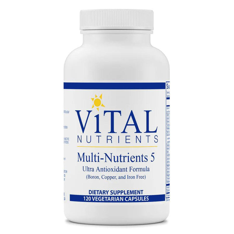 Multi-Nutrients 5 Ultra Antioxidant Formula (Boron, Copper, and Iron Free) - Pharmedico