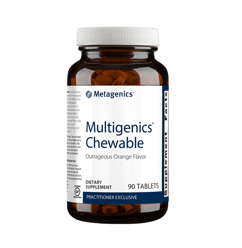 Multigenics chewable 90ct bottle