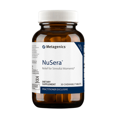 Nusera bottle of 30ct chewable tablet