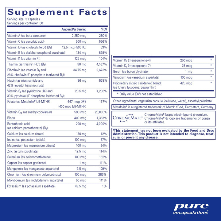 Nutrient 950® with Vitamin K - Pharmedico