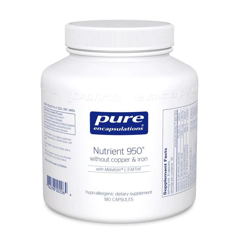 Nutrient 950® without Copper & Iron - Pharmedico