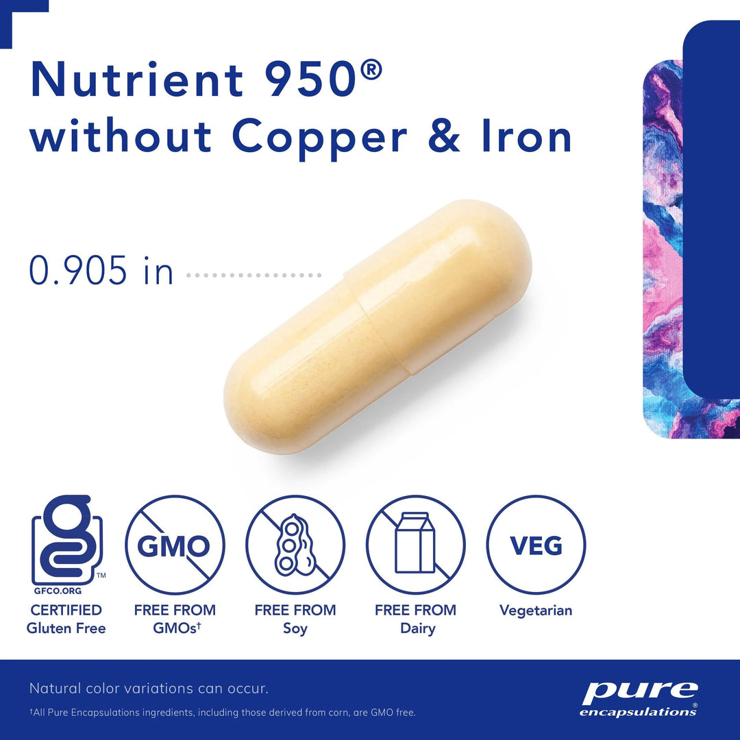 Nutrient 950® without Copper & Iron - Pharmedico