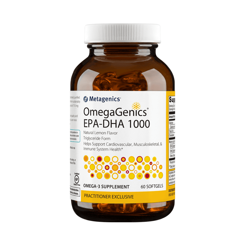 OmegaGenics® EPA-DHA 1000 60ct bottle - Pharmedico