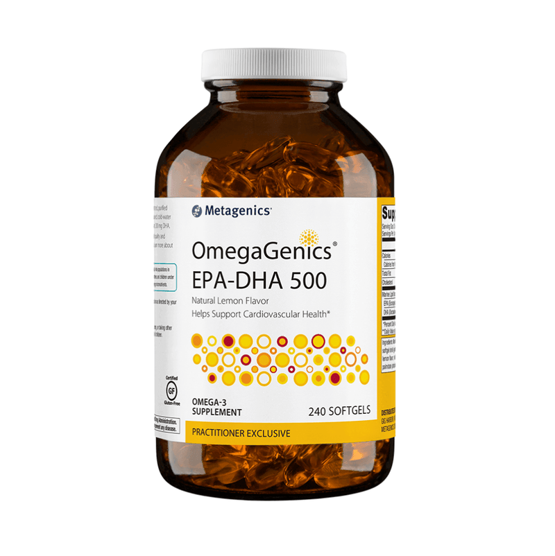 OmegaGenics® EPA-DHA 500 240ct bottle - Pharmedico