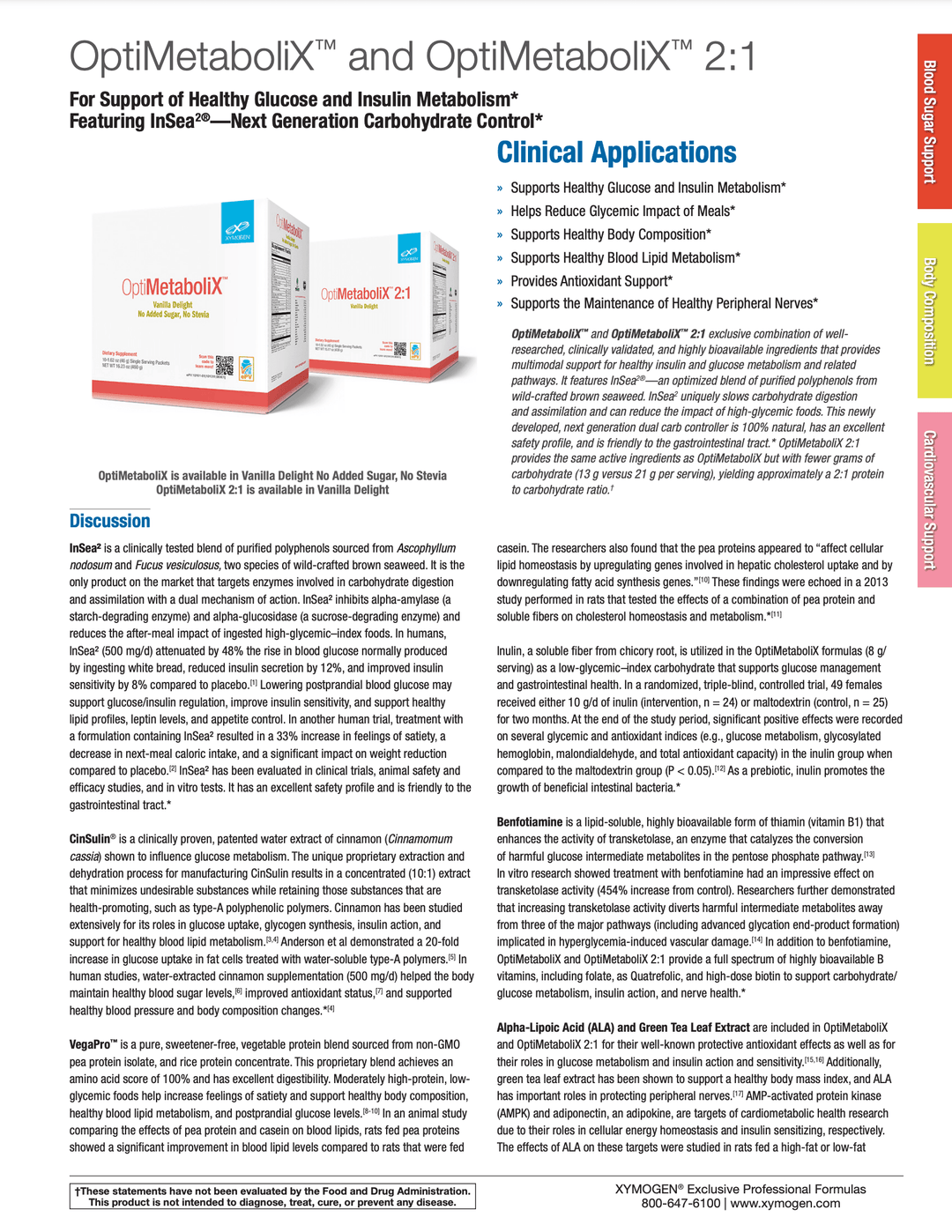 This is a OptiMetaboliX™ No Added Sugar No Stevia