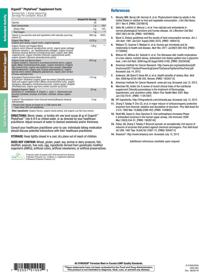 organix phytofood info 2