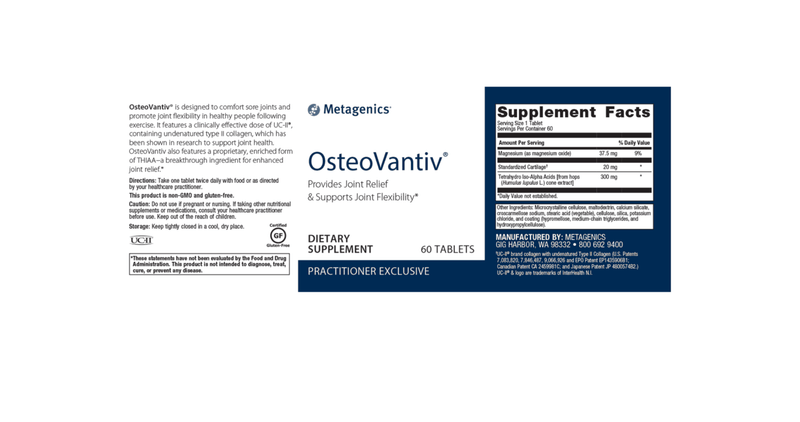 OsteoVantiv label