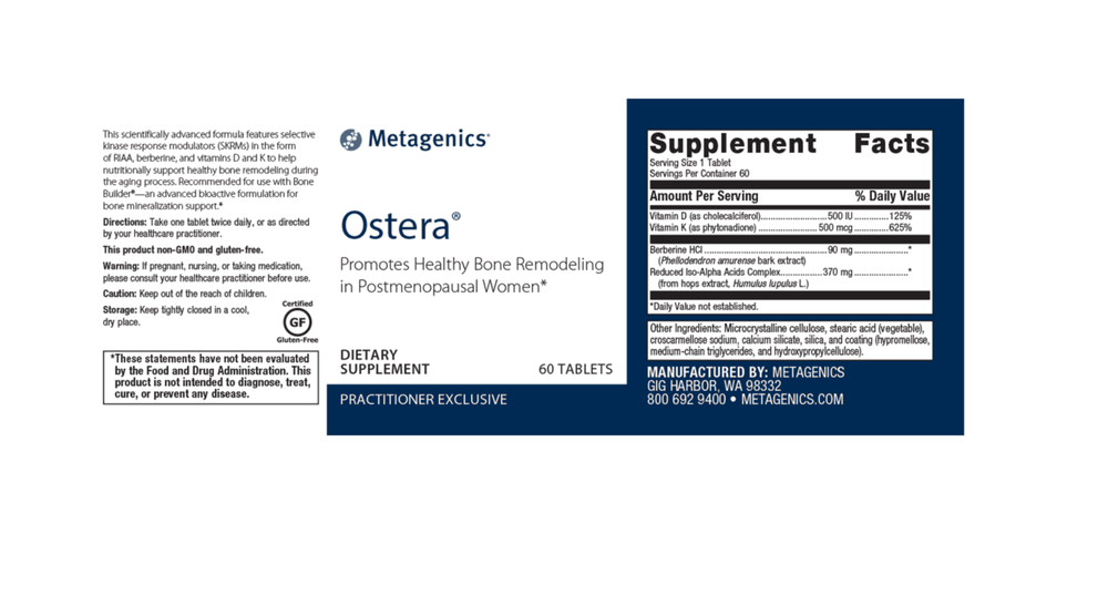 Ostera label