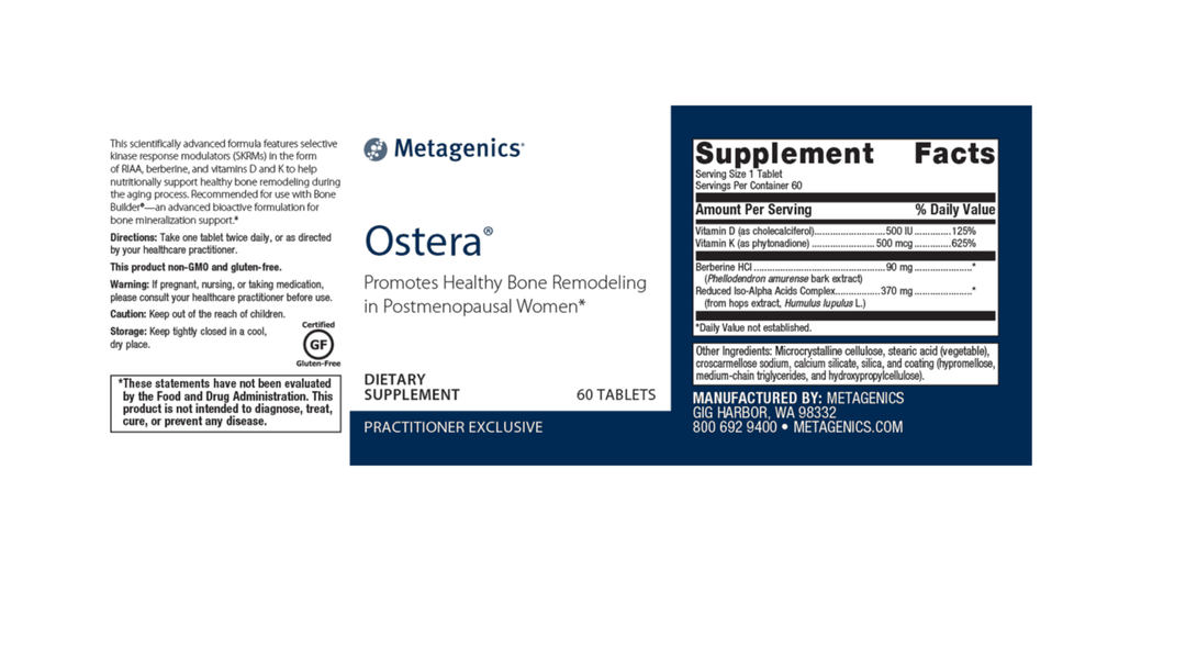 Ostera label