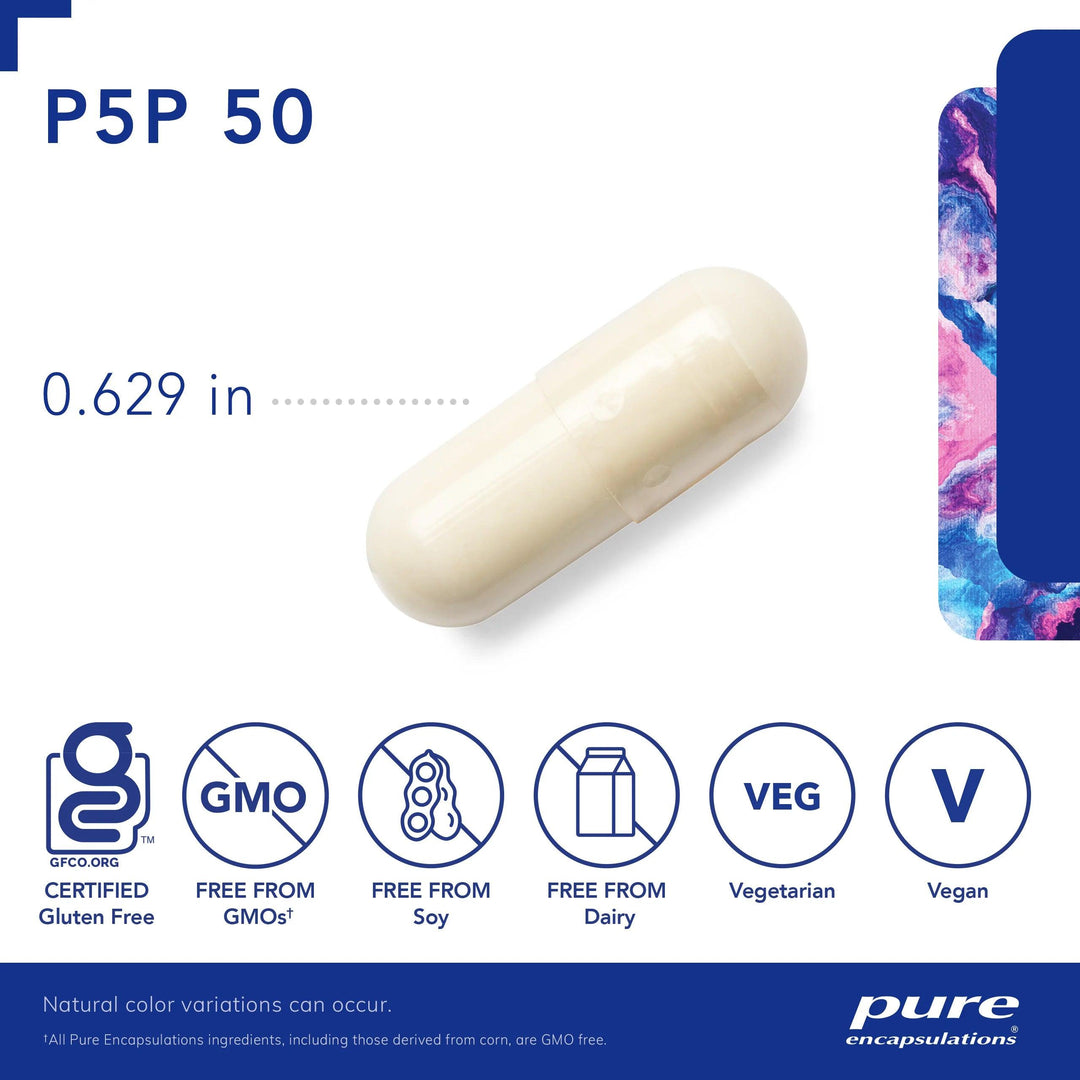 P5P 50 (activated vitamin B6) - Pharmedico