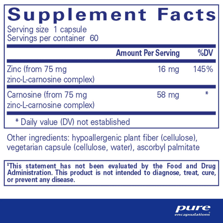 Peptic-Care‡ (Zinc-L-Carnosine) - Pharmedico