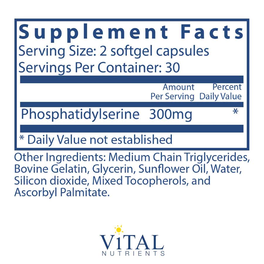 Phosphatidylserine 150mg - Pharmedico