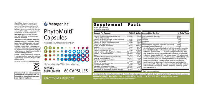 PhytoMulti label - Pharmedico